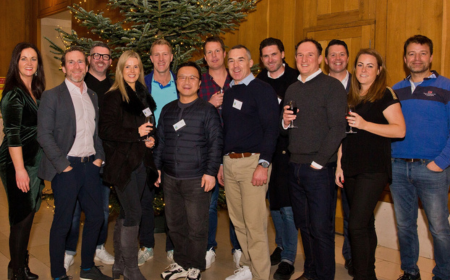 A group photo of UCD alumni at their class reunion.